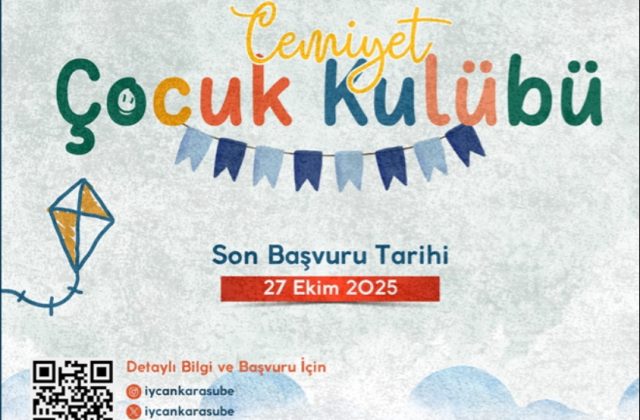 CEMİYET ÇOCUK KULÜBÜ 2025 GÜZ DÖNEMİ